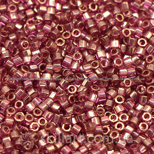 Бисер DBC-108 Miyuki Delica Beads Cut 11/0 (рубка, темно-золотистый сиреневый)